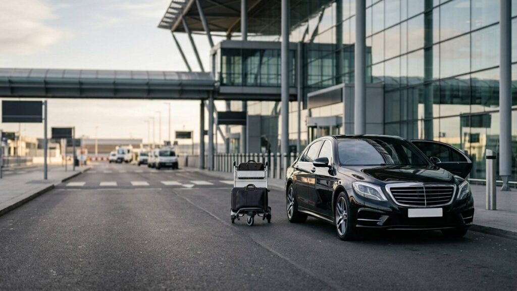 airport transfer hero image for landing page